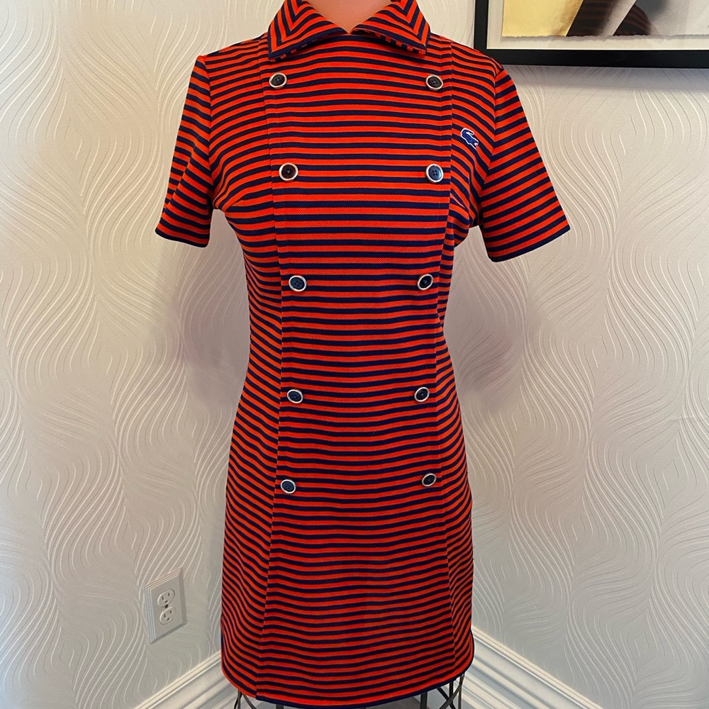 Vintage Lacoste chemise/shirt Dress Size 12 S
